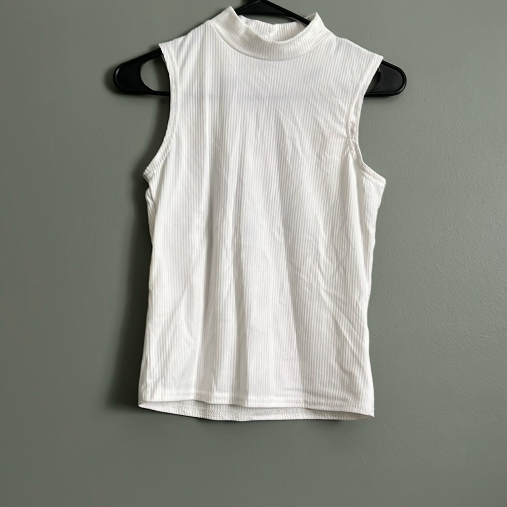 White tank top